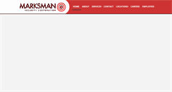 Desktop Screenshot of marksmansecurity.com